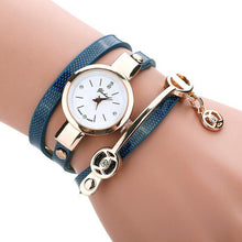 New Luxury Bracelet Watch Women Casual Quartz Watch PU Leather Ladies Dress Watches Metal Strap Watch - rjas10coolstuff