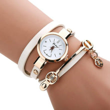 New Luxury Bracelet Watch Women Casual Quartz Watch PU Leather Ladies Dress Watches Metal Strap Watch - rjas10coolstuff