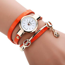 New Luxury Bracelet Watch Women Casual Quartz Watch PU Leather Ladies Dress Watches Metal Strap Watch - rjas10coolstuff