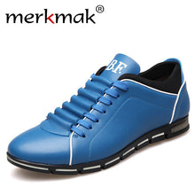 Merkmak Big Size 38-48 Men Casual Shoes Fashion Leather Shoes for Men Summer Men's Flat Shoes Dropshipping - rjas10coolstuff