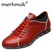 Merkmak Big Size 38-48 Men Casual Shoes Fashion Leather Shoes for Men Summer Men's Flat Shoes Dropshipping - rjas10coolstuff