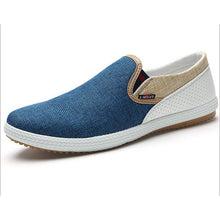 British Modern Urban Men Fashion Flat Shoes Eu 39-44 Linen Woven Patchwork Flats New  2017 Breathable Man Leisure Shoes LS081 - rjas10coolstuff