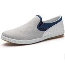 British Modern Urban Men Fashion Flat Shoes Eu 39-44 Linen Woven Patchwork Flats New  2017 Breathable Man Leisure Shoes LS081 - rjas10coolstuff