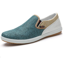 British Modern Urban Men Fashion Flat Shoes Eu 39-44 Linen Woven Patchwork Flats New  2017 Breathable Man Leisure Shoes LS081 - rjas10coolstuff
