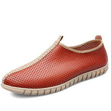 Merkmak New Summer Men Shoes 2015 Genuine Leather Breathable Casual Moccasins Men Loafers Shoes High Quality Men's Flats Shoes - rjas10coolstuff