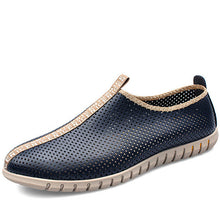 Merkmak New Summer Men Shoes 2015 Genuine Leather Breathable Casual Moccasins Men Loafers Shoes High Quality Men's Flats Shoes - rjas10coolstuff