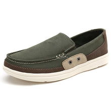 Merkmak Canvas Men Flats Shoes Leisure Handmade Loafer Comfortable Male Shoes Slip On Footwear Plus Big Size 39-48 Drop Shipping - rjas10coolstuff