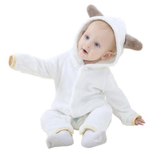 Newborn baby rompers Autumn Winter Flannel Baby Boy Clothes Cartoon Animal Rompers shaped Jumpsuit Baby Girl Rompers Baby Clothe - rjas10coolstuff