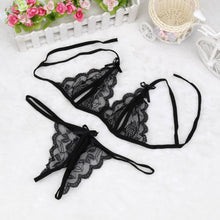 Women Lady Sexy Lingerie Lace Underwear Sleepwear G-string Lingerie BK - rjas10coolstuff