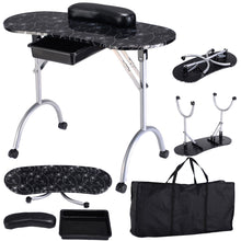 Portable Manicure Nail Table Station Desk Spa Beauty Salon Equipment - rjas10coolstuff