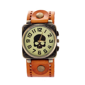 Fashion Casual Watch Dress Watches Vintage Quartz Analog Punk Watch - rjas10coolstuff