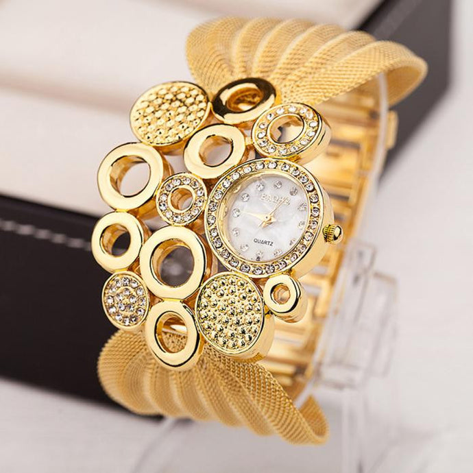 Women's Fashion Watches Luxury Brand Quartz Watches Gold Watches - rjas10coolstuff