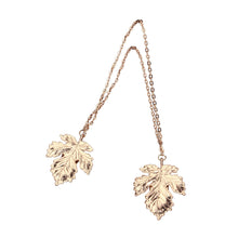 New Retro Cute Beautiful Tassel Leaves Cute Brooch Gold - rjas10coolstuff
