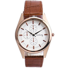 New Fashion Leather Watches Men Quartz Watch - rjas10coolstuff
