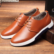 Merkmak Winter Casual Shoes Warm Fur Leather Mens Flat Shoes for Man Brand Leisure Waterproof Driver Fashion Sneakers Footwear - rjas10coolstuff